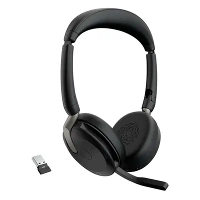 Jabra Evolve2 65 Flex Link380a MS ordinateur Micro-casque supra-auriculaire Bluetooth Stereo noi