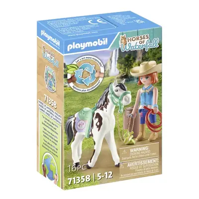 Playmobil® Horses of Waterfall Ellie & Sawdust avec exercice Western 71358