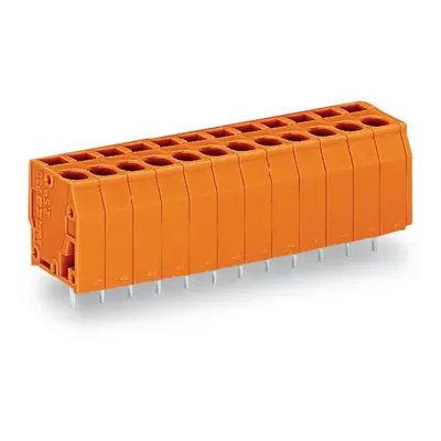 Bornier à ressort WAGO 739-166 2.50 mm² Nombre de pôles 16 orange 40 pc(s)