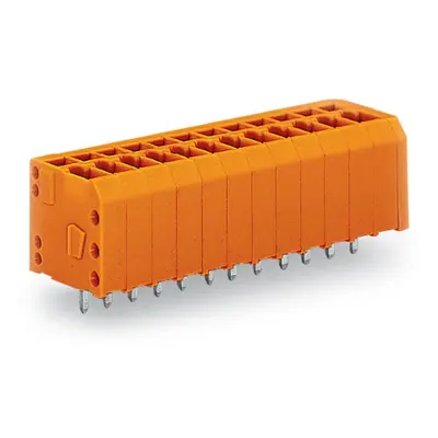 Bornier à ressort WAGO 739-338 1.50 mm² Nombre de pôles 8 orange 140 pc(s)