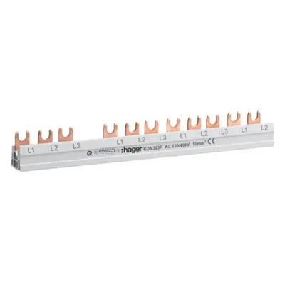 Hager KDN363F Rail de phase 3 pôles 63 A 1 pc(s)