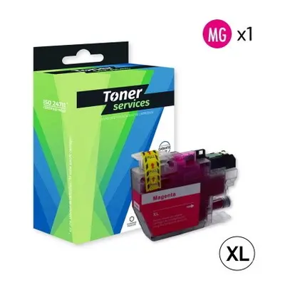 B3213M - Cartouche d'encre magenta équivalent à Brother LC3213M marque Toner Services