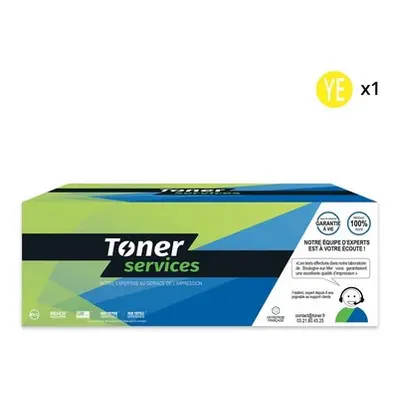 TS_LCX417Y Cartouche de toner compatible Jaune Lexmark CS317/CS417/CS517