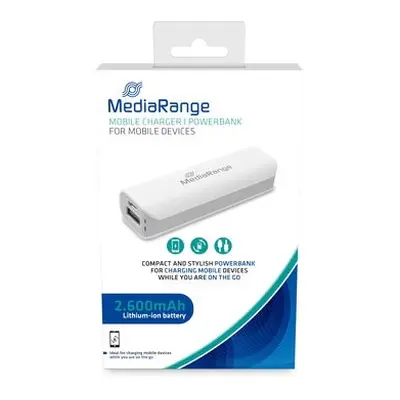 Batterie Externe Aluminium Argentée MediaRange MR745