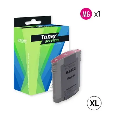 TS_C8H940MXL - Cartouche dEncre Magenta Toner Services équivalent à HP C4908AE (H940XLM)