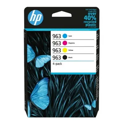 6ZC70AE - Pack de 4 cartouches d'encre HP 963 noire et couleurs