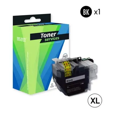 B3213B - Cartouche d'encre noire équivalent à Brother LC3213BK marque Toner Services