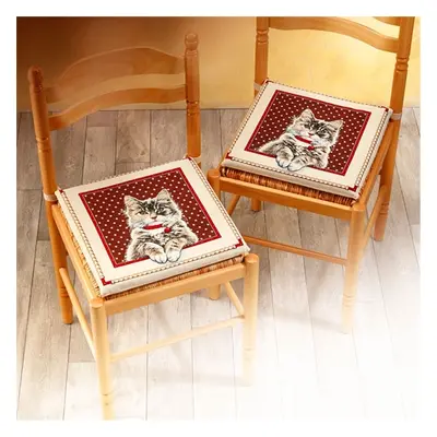 Galettes de chaises gobelin : Lot de 2 ou 4