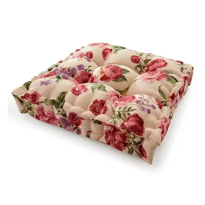 Coussin réhausseur de chaise floral