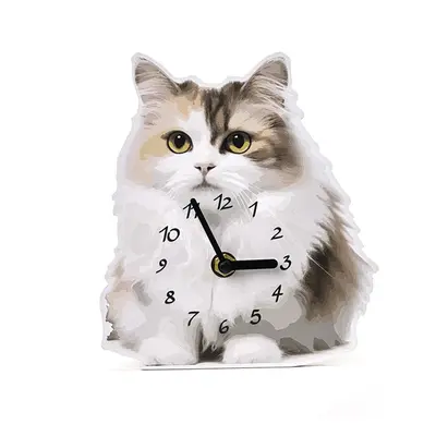 Horloge chat