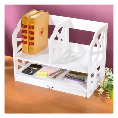 Etagère sur bureau blanche