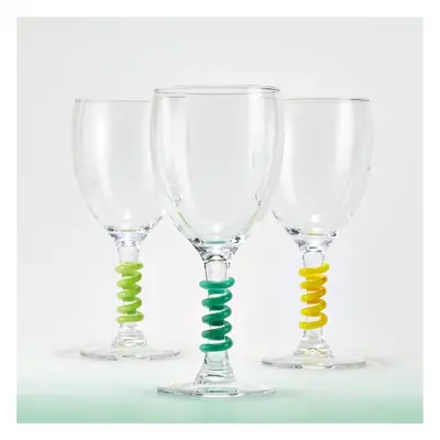 Lot de 6 marque-verres spirale