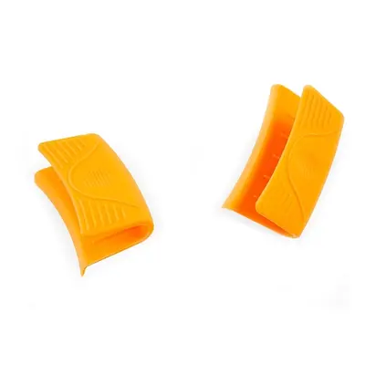 Poignées cocotte silicone orange