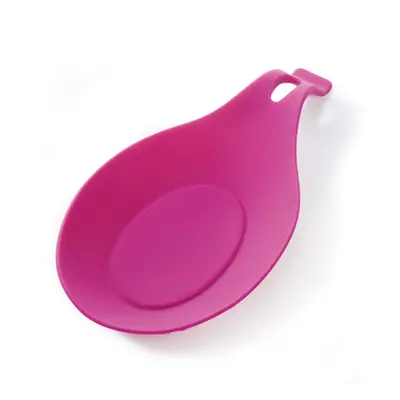 Support cuillère silicone framboise Pradel France ®