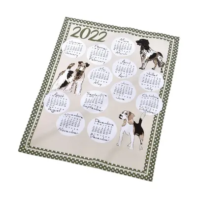 Torchons calendrier 2022 animaux