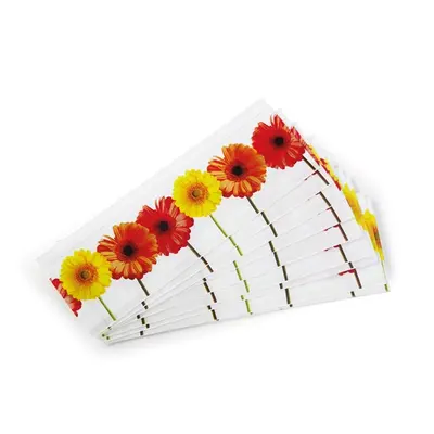 20 bandes adhésives anti-mouches gerbera