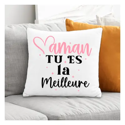 Coussin personnalisé meilleure maman