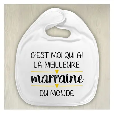 Bavoir bébé personnalisable c'est moi qui ai