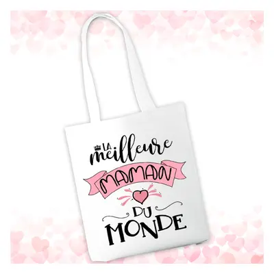 Tote bag personnalisé meilleure maman du monde