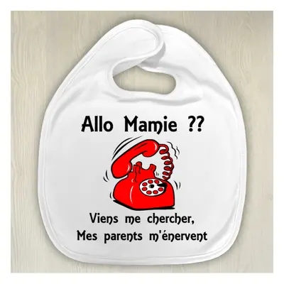 Bavoir bébé personnalisable Allo