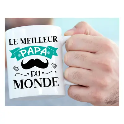 Mug personnalisé meilleur papa du monde