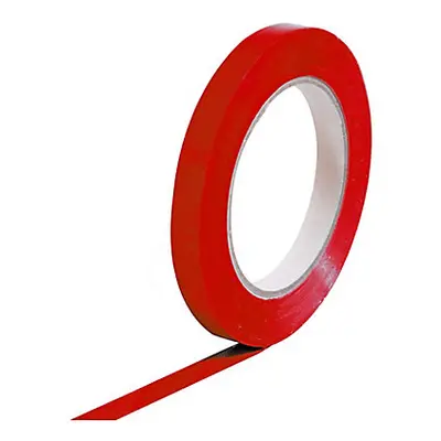 Ruban adhésif PVC petites largeurs - ROUGE 12 mm x 100 m