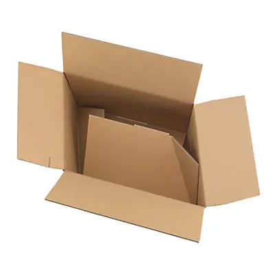 Caisse carton à fond automatique plat simple cannelure - 200 x 150 x 150 mm