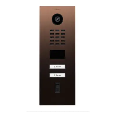 Portier vidéo IP avec lecteur de badge RFID - D2102FV FINGERPRINT Bronze