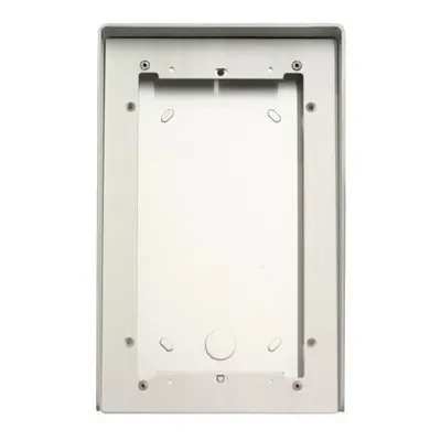 Boitier de protection en aluminium naturel anodise 2 modules