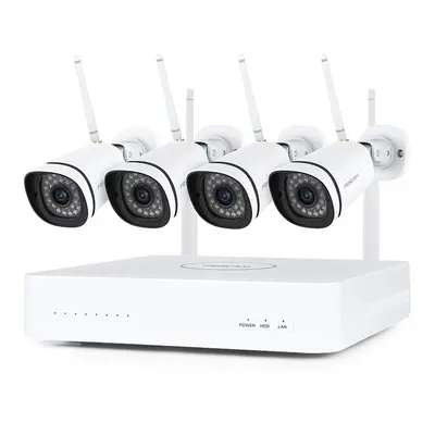 Kit vidéosurveillance Wifi NVR 4 caméras