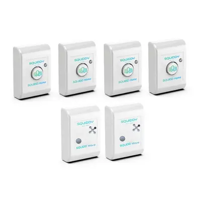 Alarme connectée 3 en 1 Pack Appartement T3 SQUIDDY