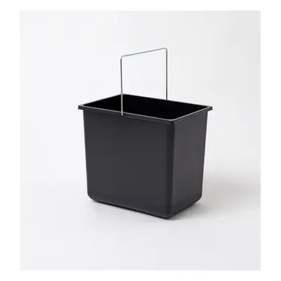 Bac 18L avec anse pour poubelles encastrables Hailo Coloris - Noir