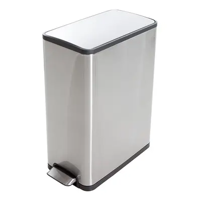 Poubelle de cuisine tri sélectif 2 bacs à pédale 40L (20+20) Hailo Profil