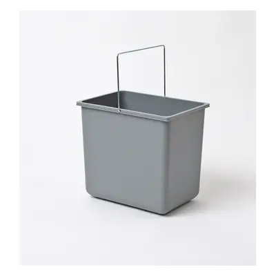 Bac 18L avec anse pour poubelles encastrables Hailo Coloris - Gris