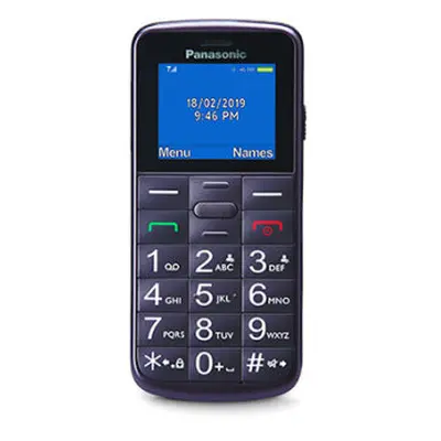 KX-TU110EXC - Téléphone pour seniors, bleu