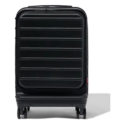 HEMA Valise Avec Compartiment Sur Le Devant ABS 35x25x55 Noir