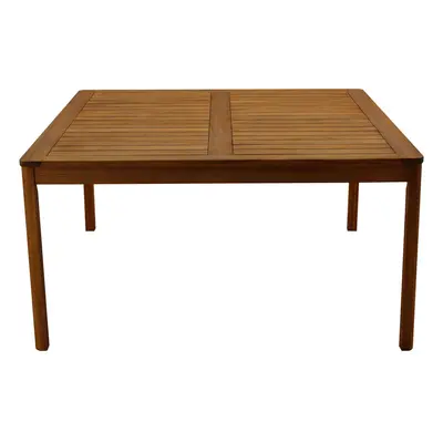 Table de jardin carrée en bois massif L147 cm AKIS