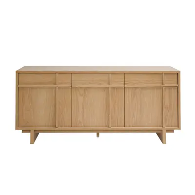 Buffet en bois clair chêne L160 cm ZAO