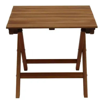 Table basse de jardin pliante en bois massif L40 cm ITZA