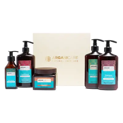 Coffret ultra-nourrissant - Argan & karité - Cheveux bouclés - 5 produits