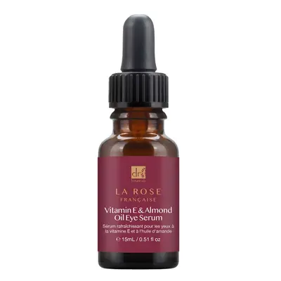 Sérum rafraîchissant contour des yeux - Vitamine E & huile d'amande - La Rose Française - 15 ml