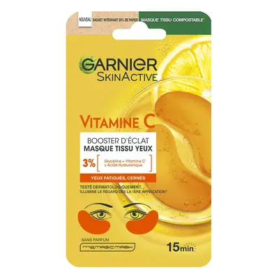 Masques en tissu - SkinActive - Vitamine C - Yeux - 3 unités