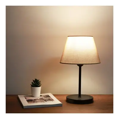 Lampe à poser Ayd - Beige et noir