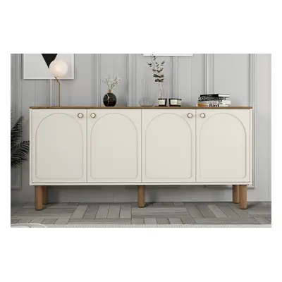 Buffet 4 portes Bohem - Blanc