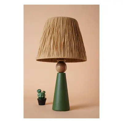 Lampe à poser - Vert et naturel