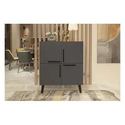 Commode 4 portes Makro  - Anthracite