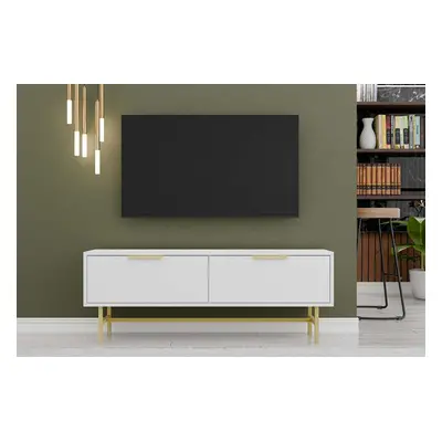 Meuble TV 2 abattants Nero 4032 - Blanc