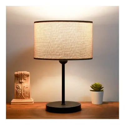 Lampe à poser - Beige et noir