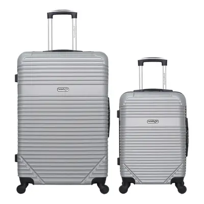 Valise cabine et valise grand volume Memphis (S/L) - Gris