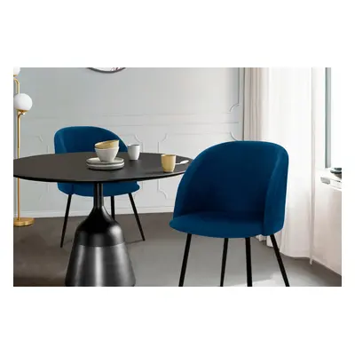 2 chaises Nina -  Bleu canard